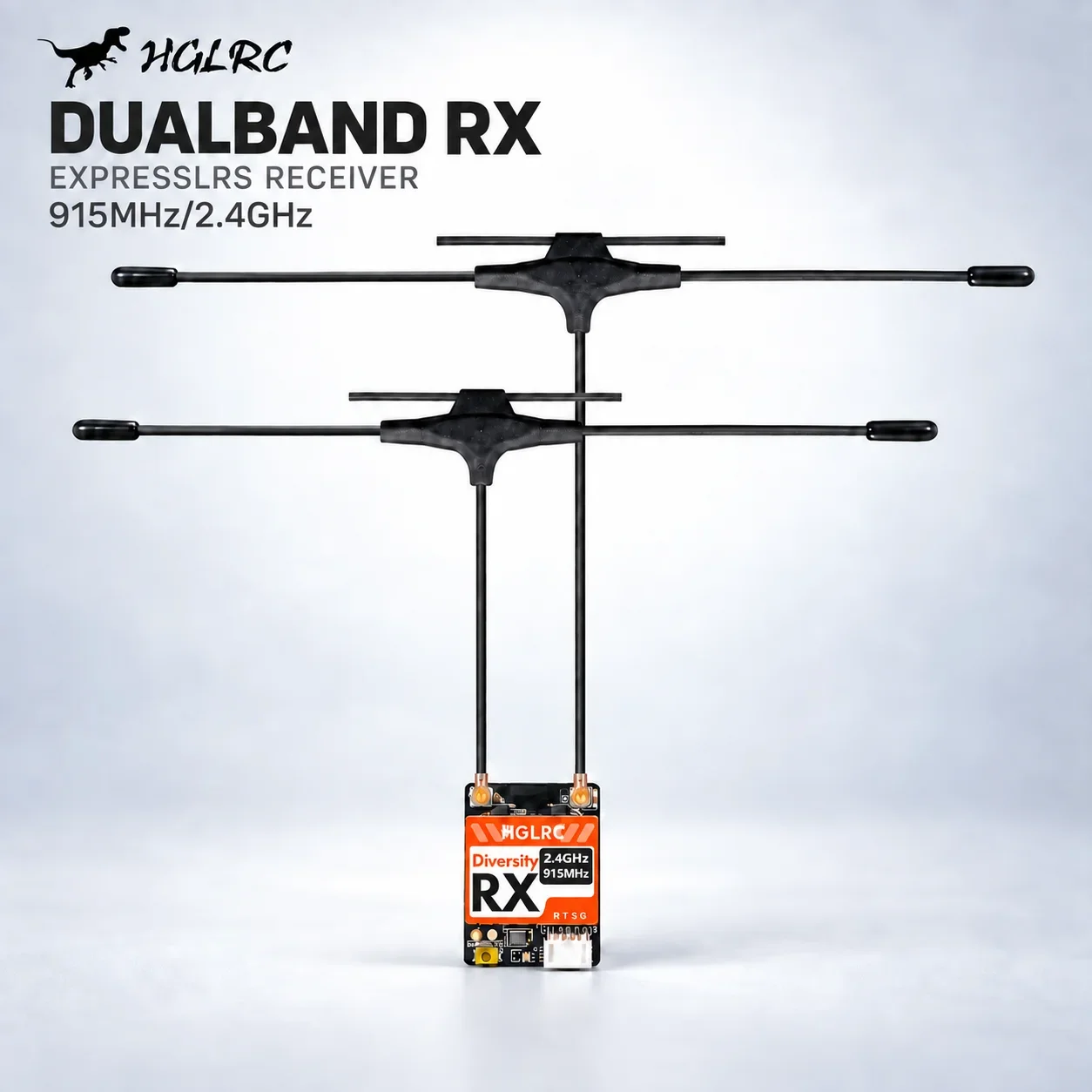 Antenna 2.4Ghz - HGLRC 듀얼 밴드 RX ExpressLRS 수신기,