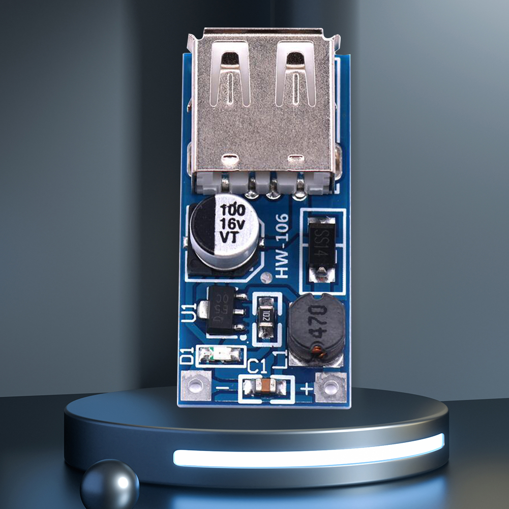 Boost Converter - DC-DC USB 전압 변환기, 0.9V-5V를 5V로