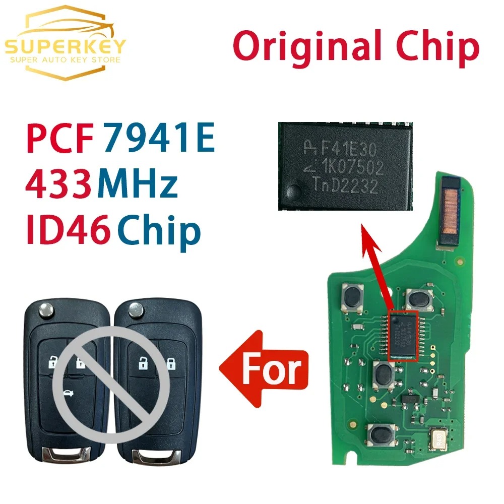 Proto Board - 슈퍼키 PCF7941E 433MHz 자동차 키 회로