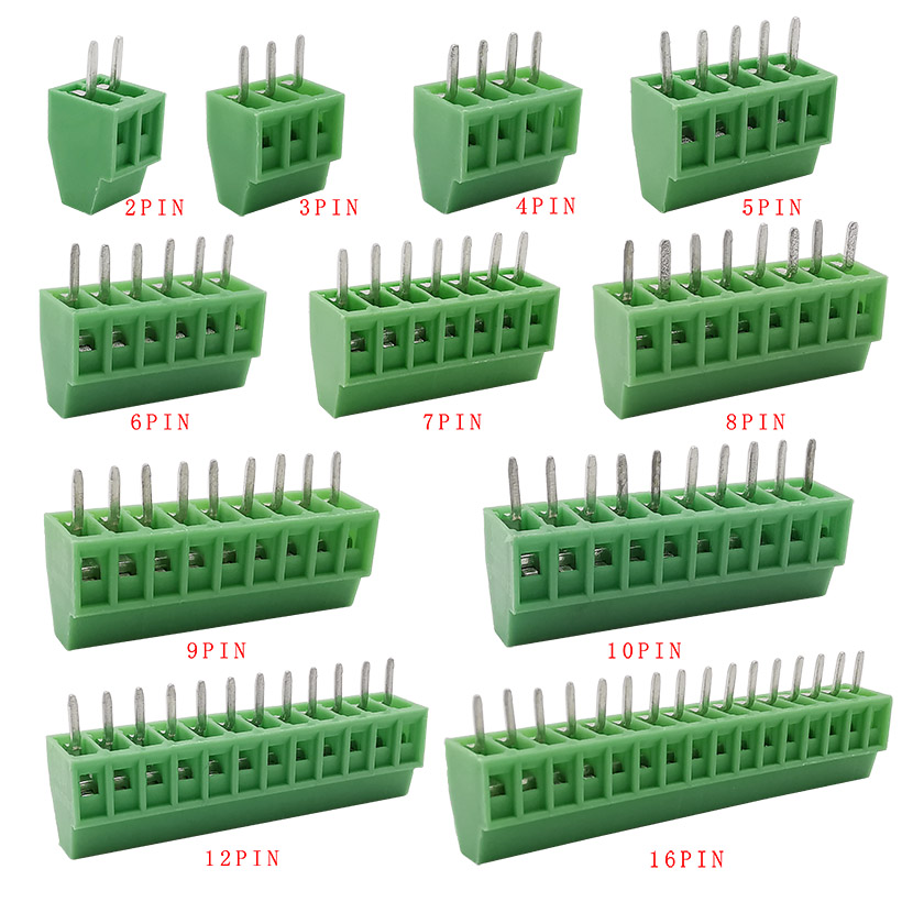 Screw Terminal Block - 10Pcs 피치 2.54mm PCB 나사 터미널