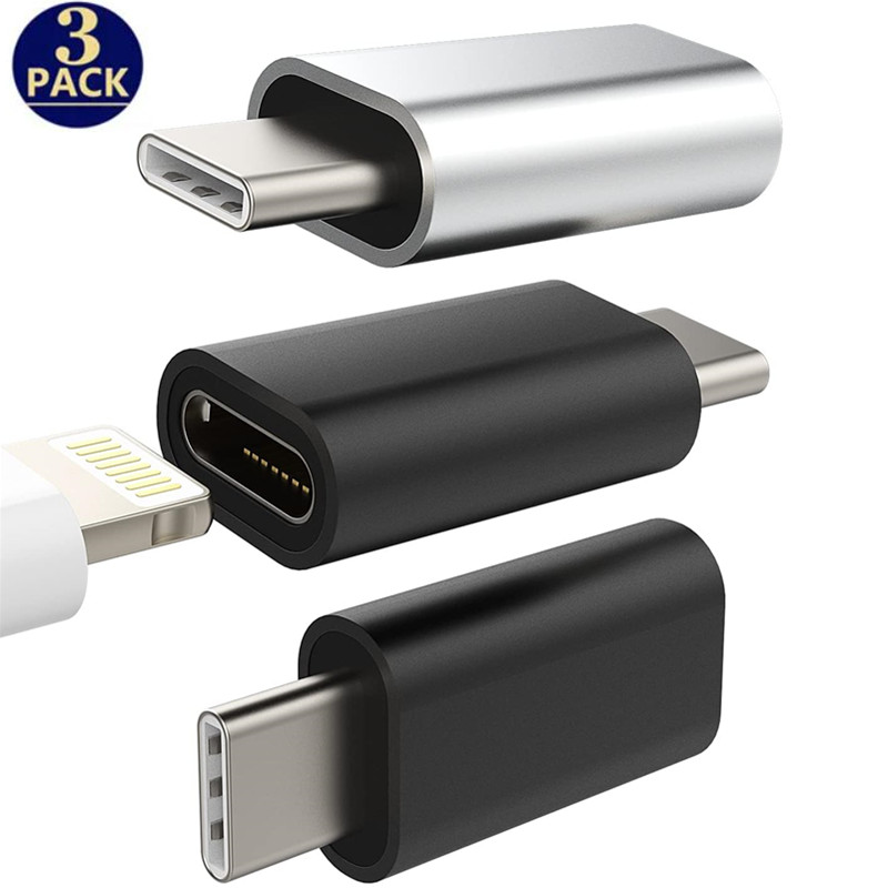 Ipex Connector - 3개입 메탈 조명형 남성-USB C 여성