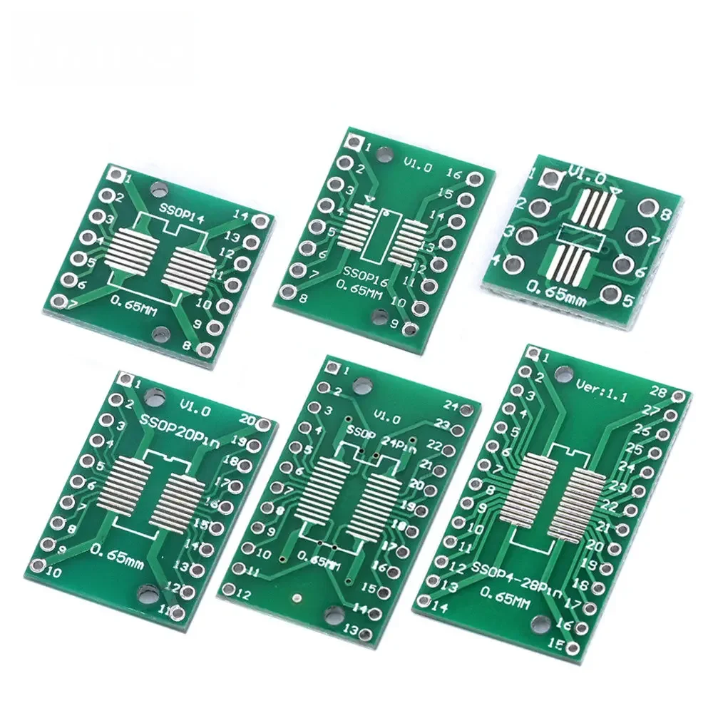 Pcb Prototyping Board - SOIC/TSSOP IC 프로토타이핑용 10PCS 범용 SOP8/SSOP10/SOP14-SOP28-DIP/SMD