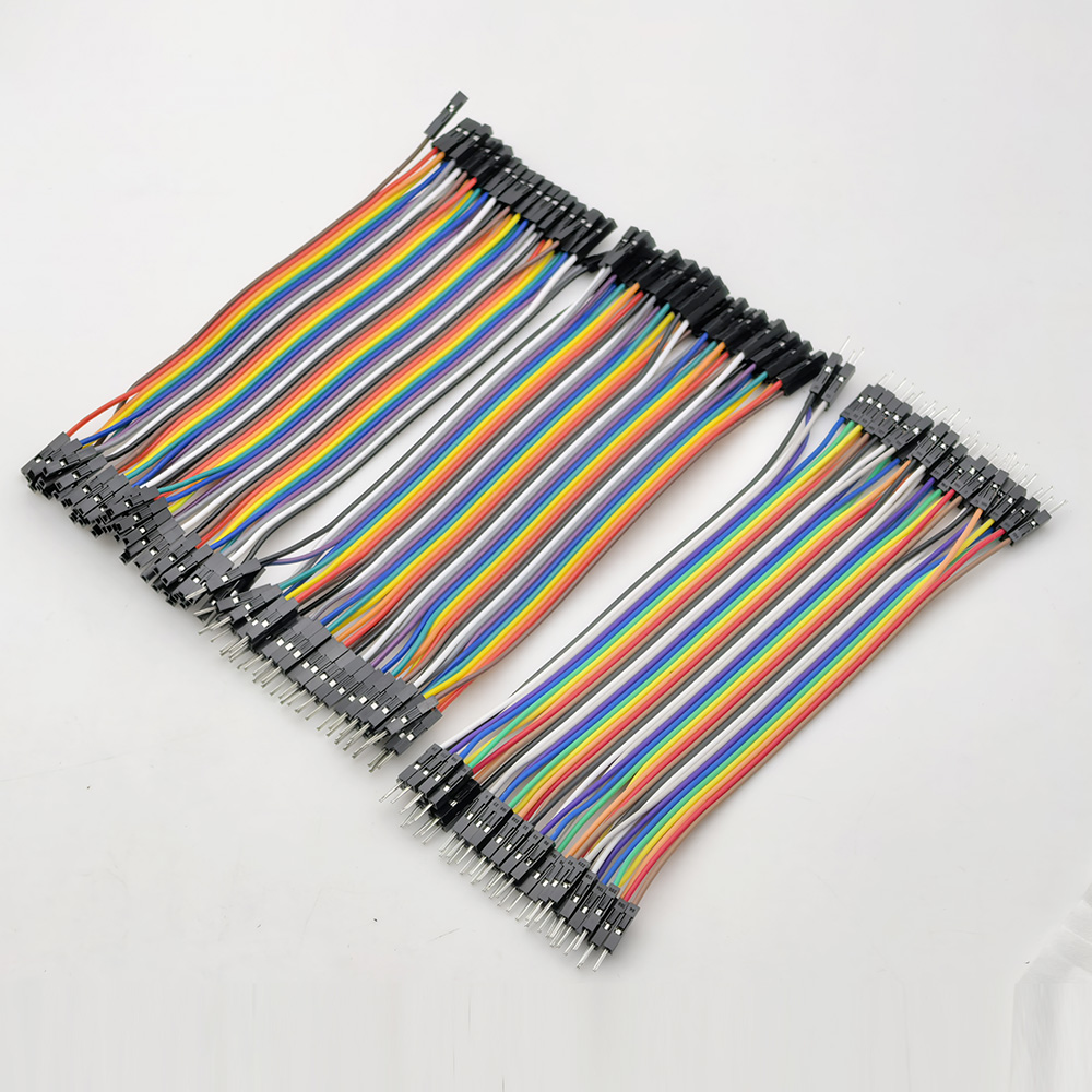 Jumper Wire Kit - 브레드보드 점퍼 와이어 40핀 수-수, 수-암,