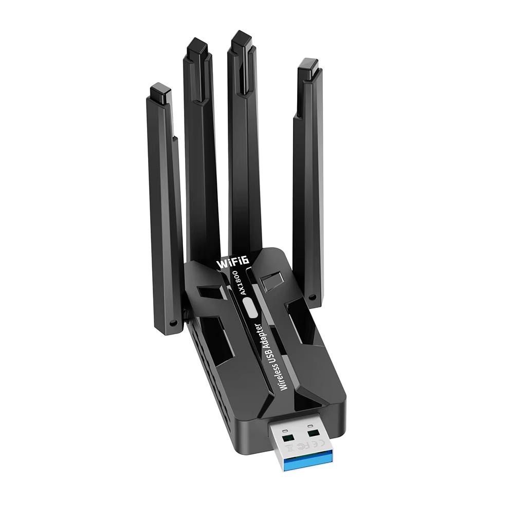 Antenna 2.4Ghz - WiFi 6 USB 어댑터 1800Mbps 듀얼
