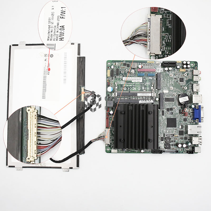 LVDS LCD 패널 케이블 지지대, PC 마더보드,  - Ipex Connector 리뷰 및 가격