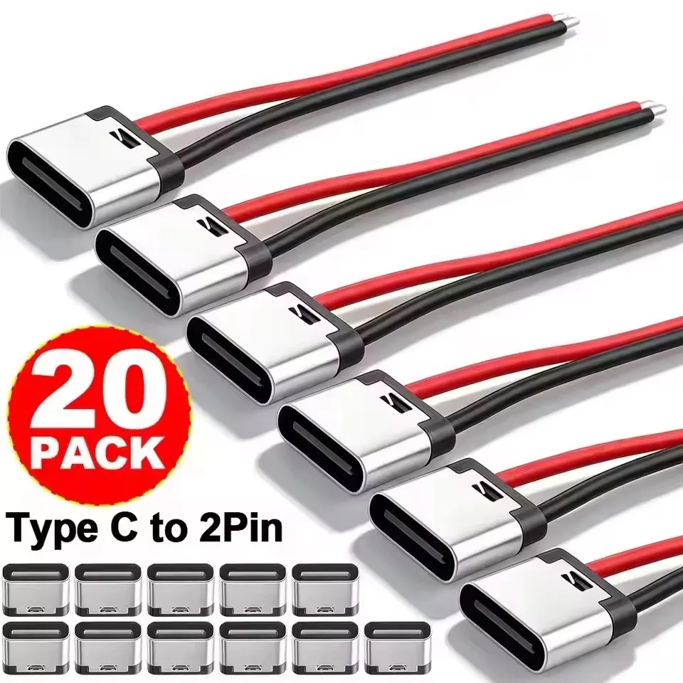 5~20개입, Type-C 2핀, 납땜형, 방수 USB - Usb C Cable 리뷰 및 가격