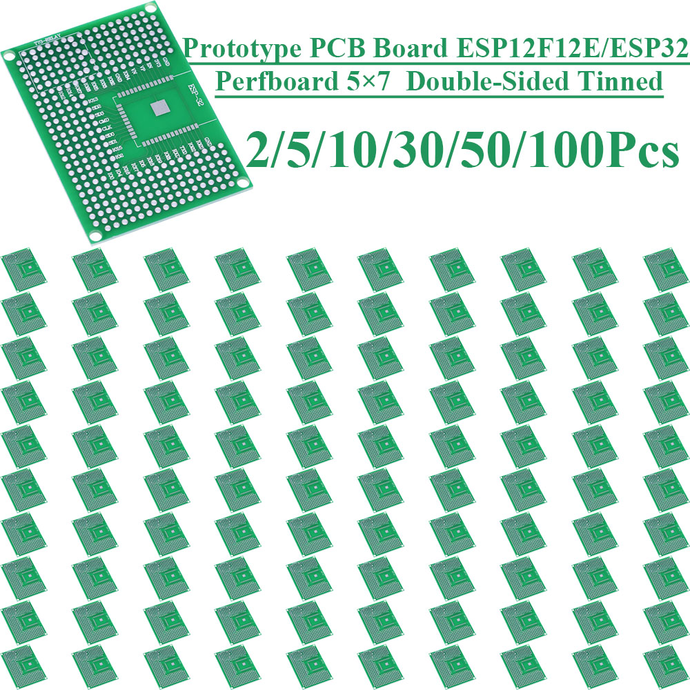2~100Pcs 5X7 양면 주석 도금 브레드보드 프로 - Pcb Prototyping Board 리뷰 및 가격