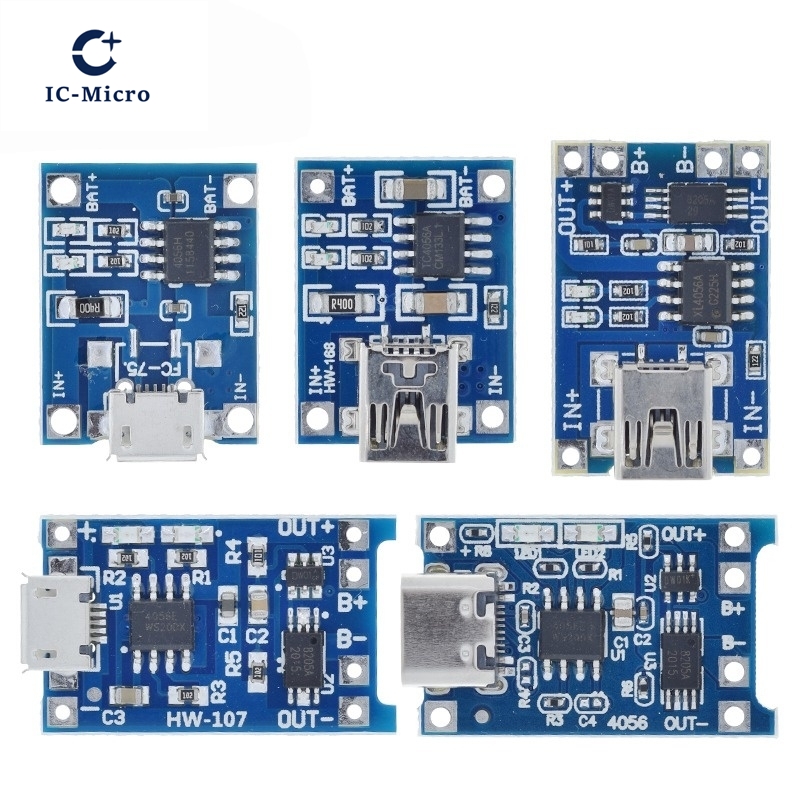 1/5PCS 5V 1A 마이크로/타입-c/미니 1865 - Tp4056 Module 리뷰 및 가격
