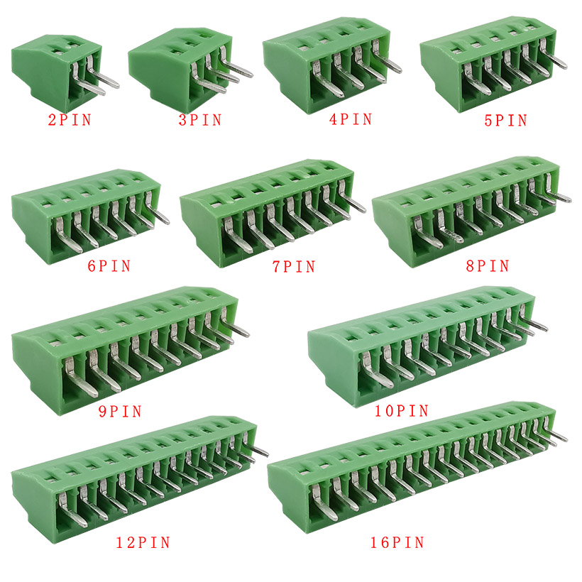 10Pcs 피치 2.54mm PCB 나사 터미널 블록  - Screw Terminal Block 리뷰 및 가격