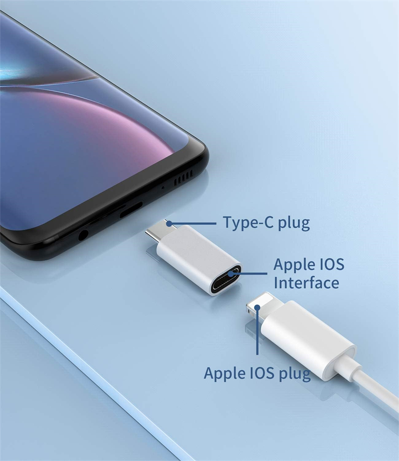 3개입 메탈 조명형 남성-USB C 여성 어댑터 충전  - Ipex Connector 리뷰 및 가격