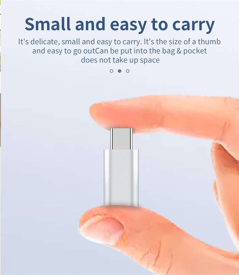 3개입 메탈 조명형 남성-USB C 여성 어댑터 충전  - Ipex Connector 리뷰 및 가격
