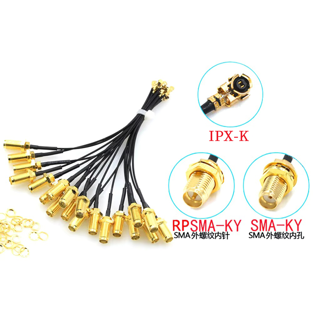 5Pcs RP-SMA 암-U.FL IPX RF 점퍼 케 - Ipex Connector 리뷰 및 가격