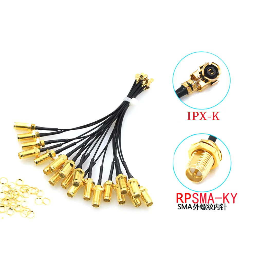 5Pcs RP-SMA 암-U.FL IPX RF 점퍼 케 - Ipex Connector 리뷰 및 가격