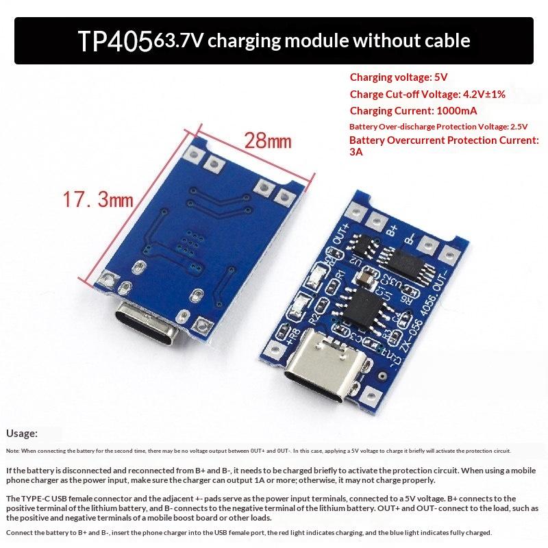 2개입 18650 TP4056 리튬 배터리 충전 보드, - Tp4056 Module 리뷰 및 가격
