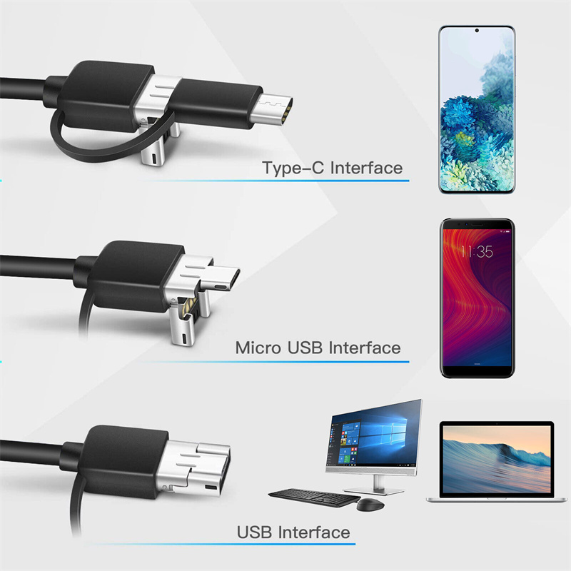 새로운 5.5mm 안드로이드 내시경 카메라, 3-in- - Micro Usb Cable 리뷰 및 가격