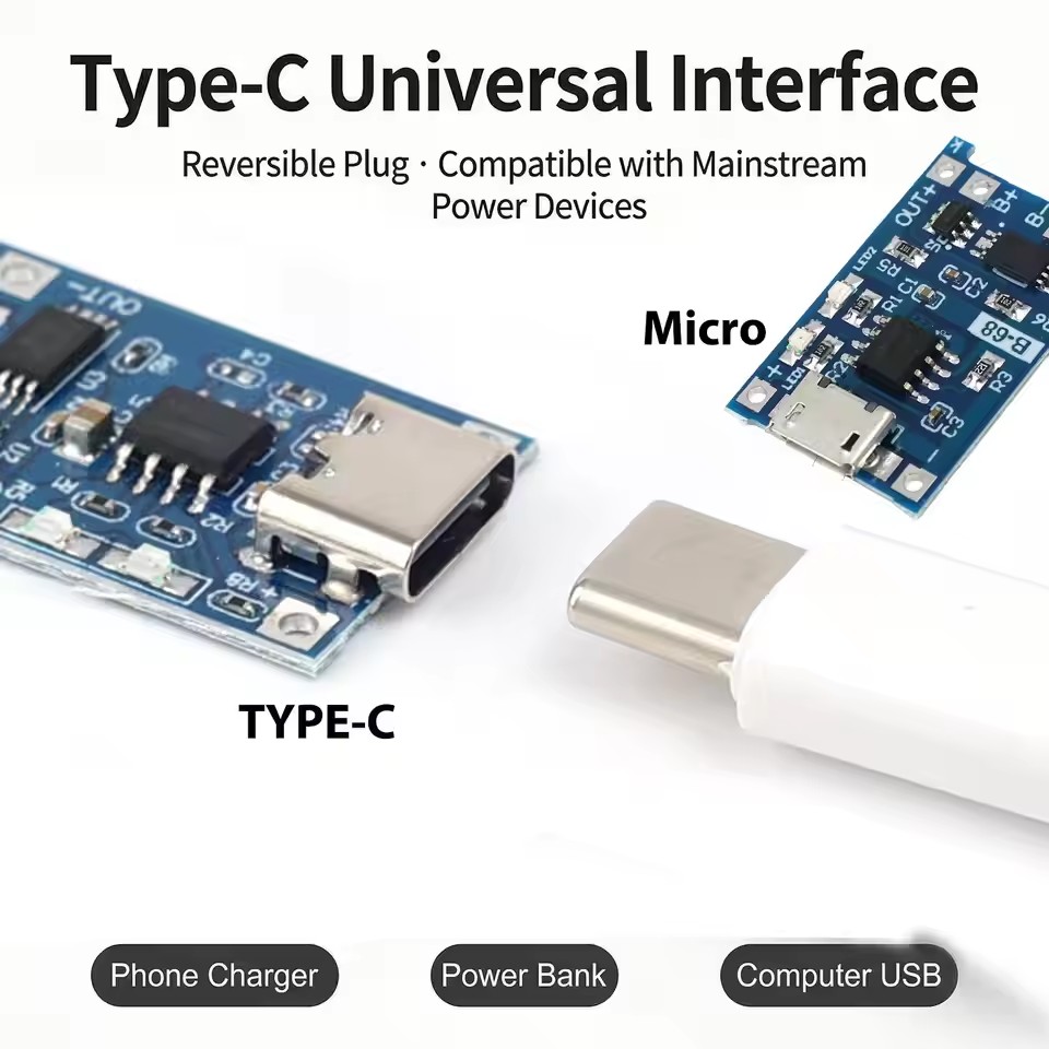 1-20Pcs Type-C/마이크로/미니 USB 5V  - Tp4056 Module 리뷰 및 가격