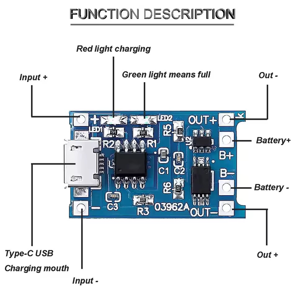 1-20Pcs Type-C/마이크로/미니 USB 5V  - Tp4056 Module 리뷰 및 가격