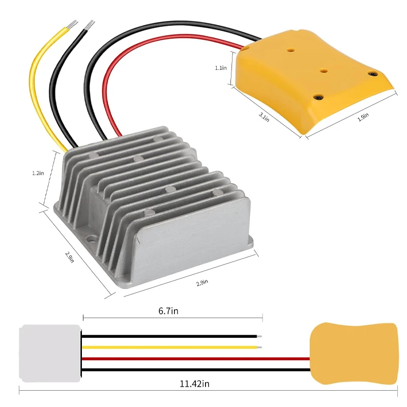 DeWalt 배터리 도크 전원 180W 인버터, DIY - Boost Converter 리뷰 및 가격