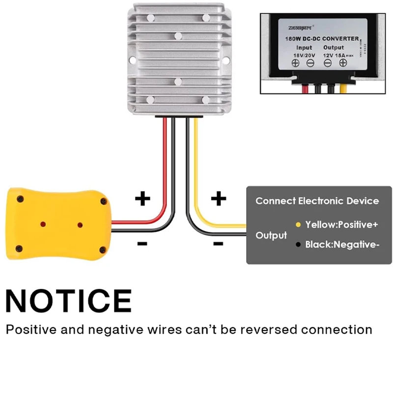 DeWalt 배터리 도크 전원 180W 인버터, DIY - Boost Converter 리뷰 및 가격