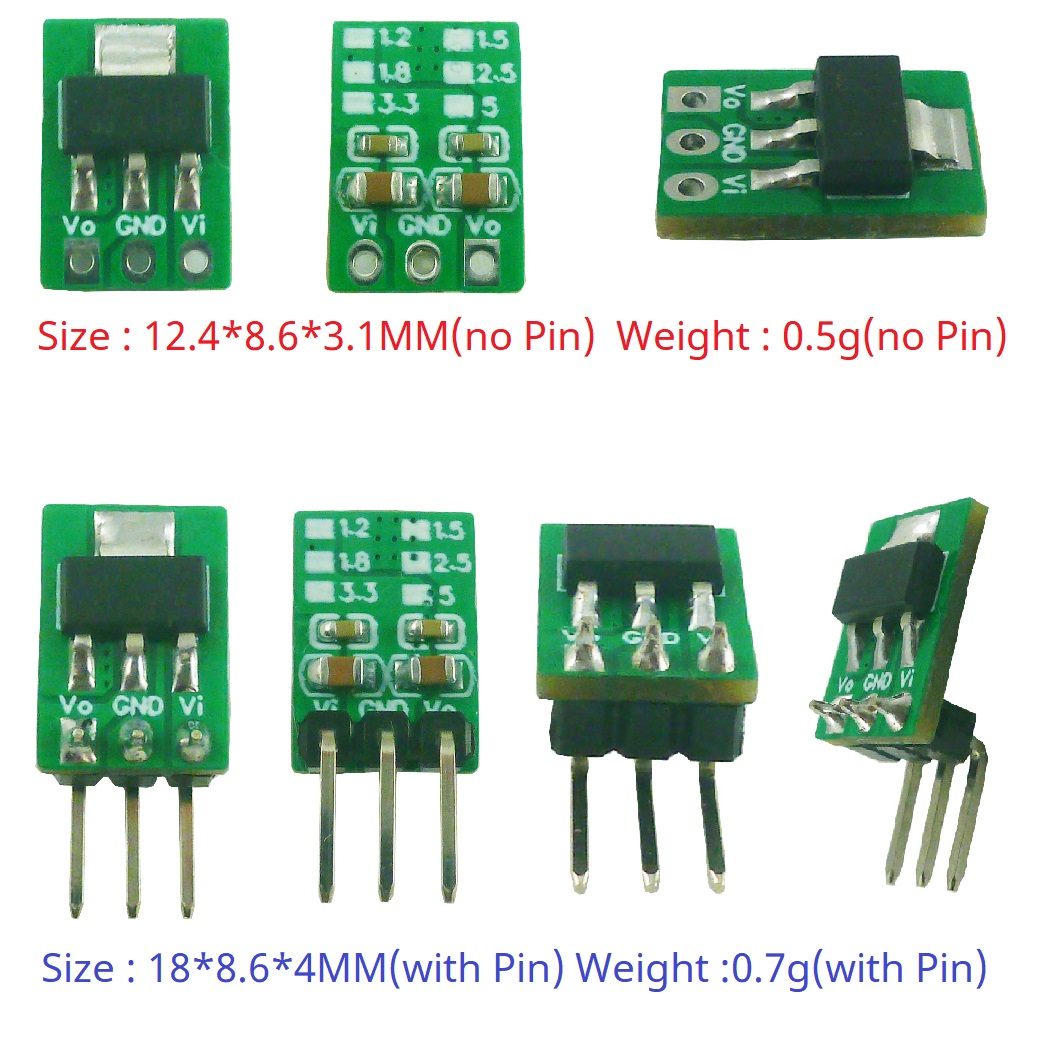 초소형 1A 1.2V 1.8V 2.5V 3.3V 5V  - Esp32 Step Down Buck 리뷰 및 가격