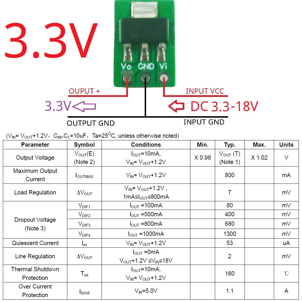 초소형 1A 1.2V 1.8V 2.5V 3.3V 5V  - Esp32 Step Down Buck 리뷰 및 가격