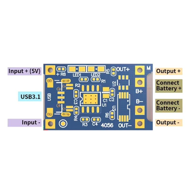 1-100PCS Type-c USB 5V 1A 1865 - Tp4056 Module 리뷰 및 가격