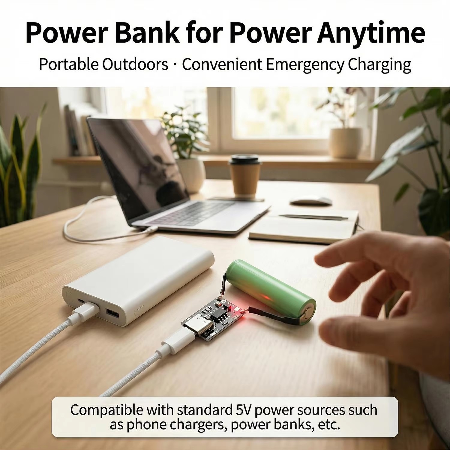 1-20Pcs TP4056 3.7V 리튬 배터리 충전  - Usb C Cable 리뷰 및 가격