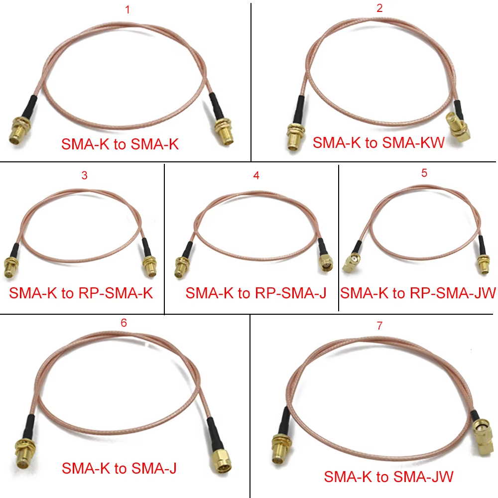 RG316 SMA-SMA/RP SMA 수 플러그 및 암 - Jumper Wire Kit 리뷰 및 가격
