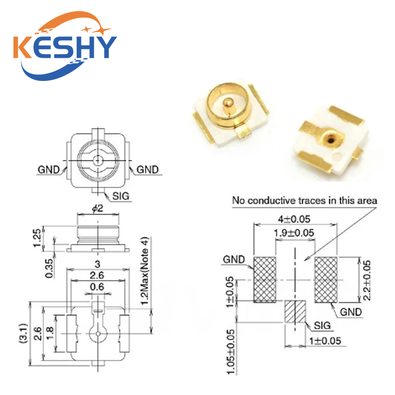 10PCS U.FL-R-SMT U.FL IPEX/IPX - Ipex Connector 리뷰 및 가격
